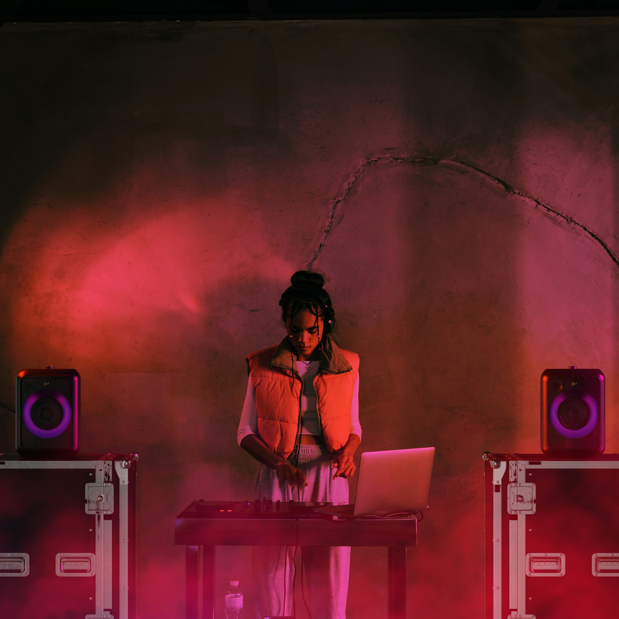 GIG XL Pair in DJ Booth in Moody Club Scene 2000x2000
